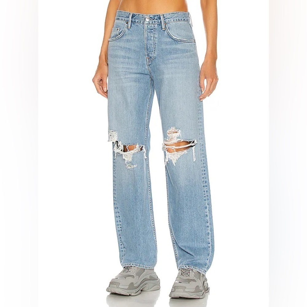 GRLFRND Bella Low Rise Boyfriend Jean